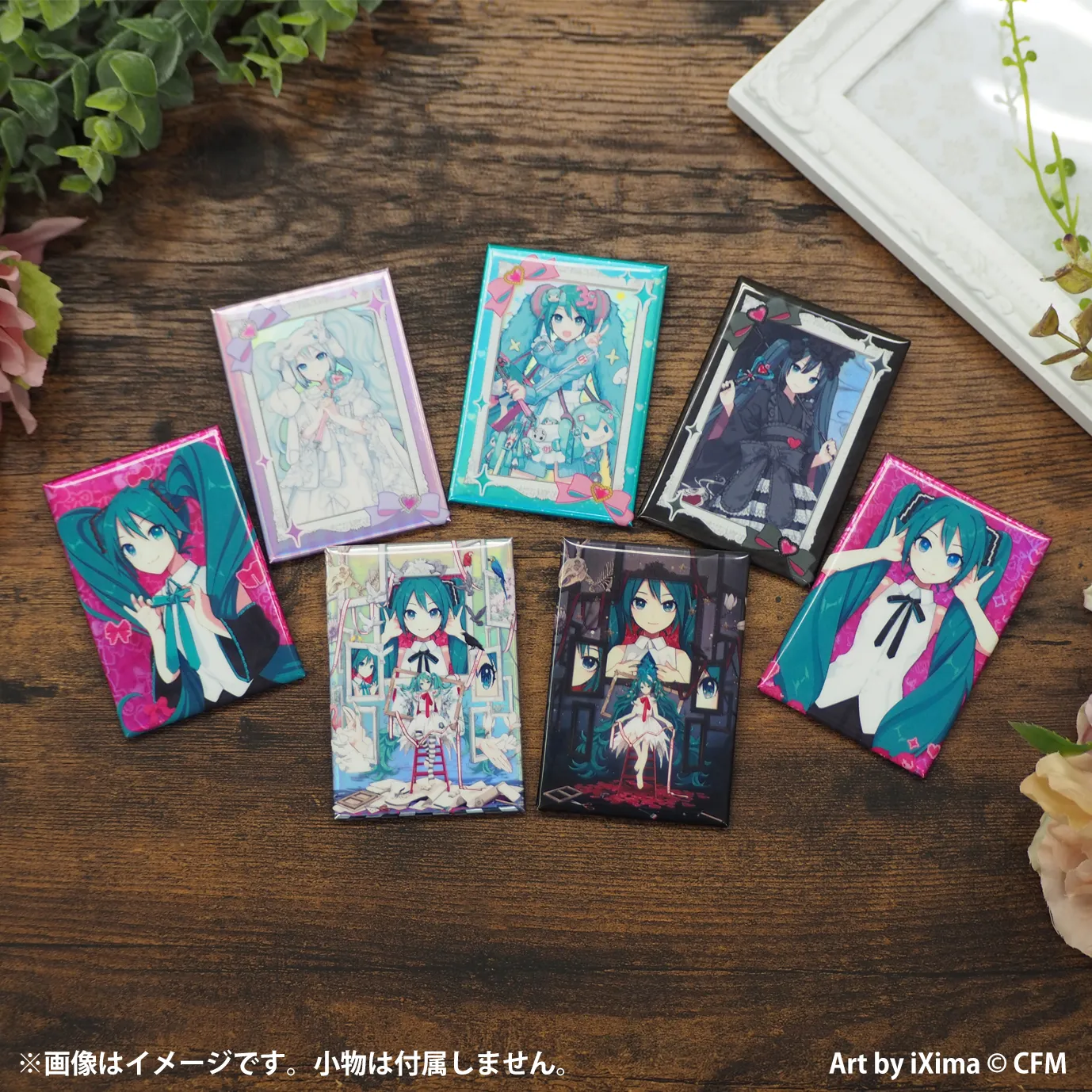 イベント限定スクエア缶バッジ