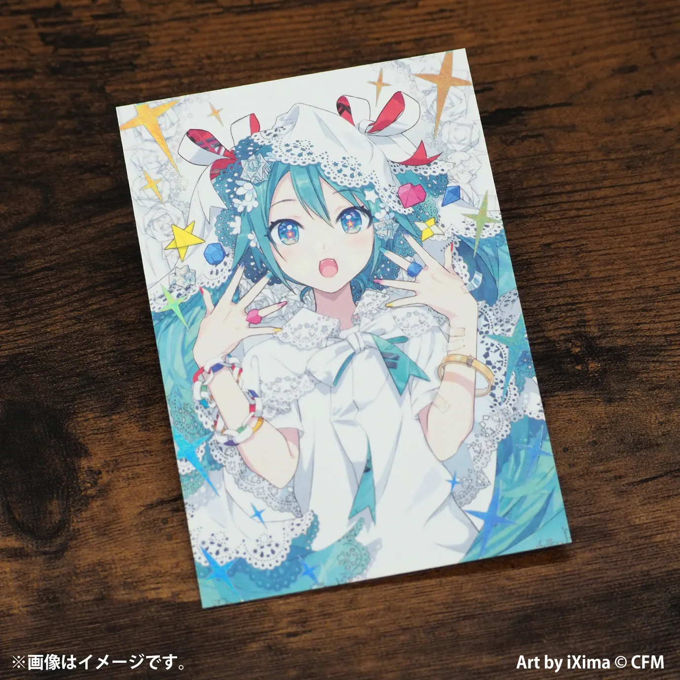 イベント限定箔押しポストカード