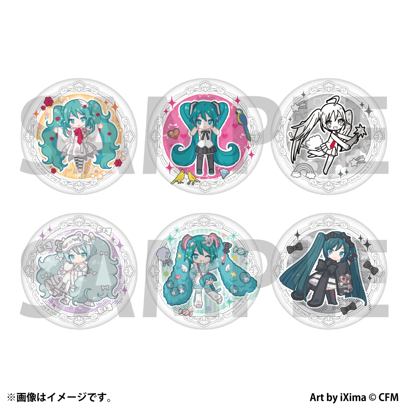 イベント限定缶バッジ（カプセル販売）